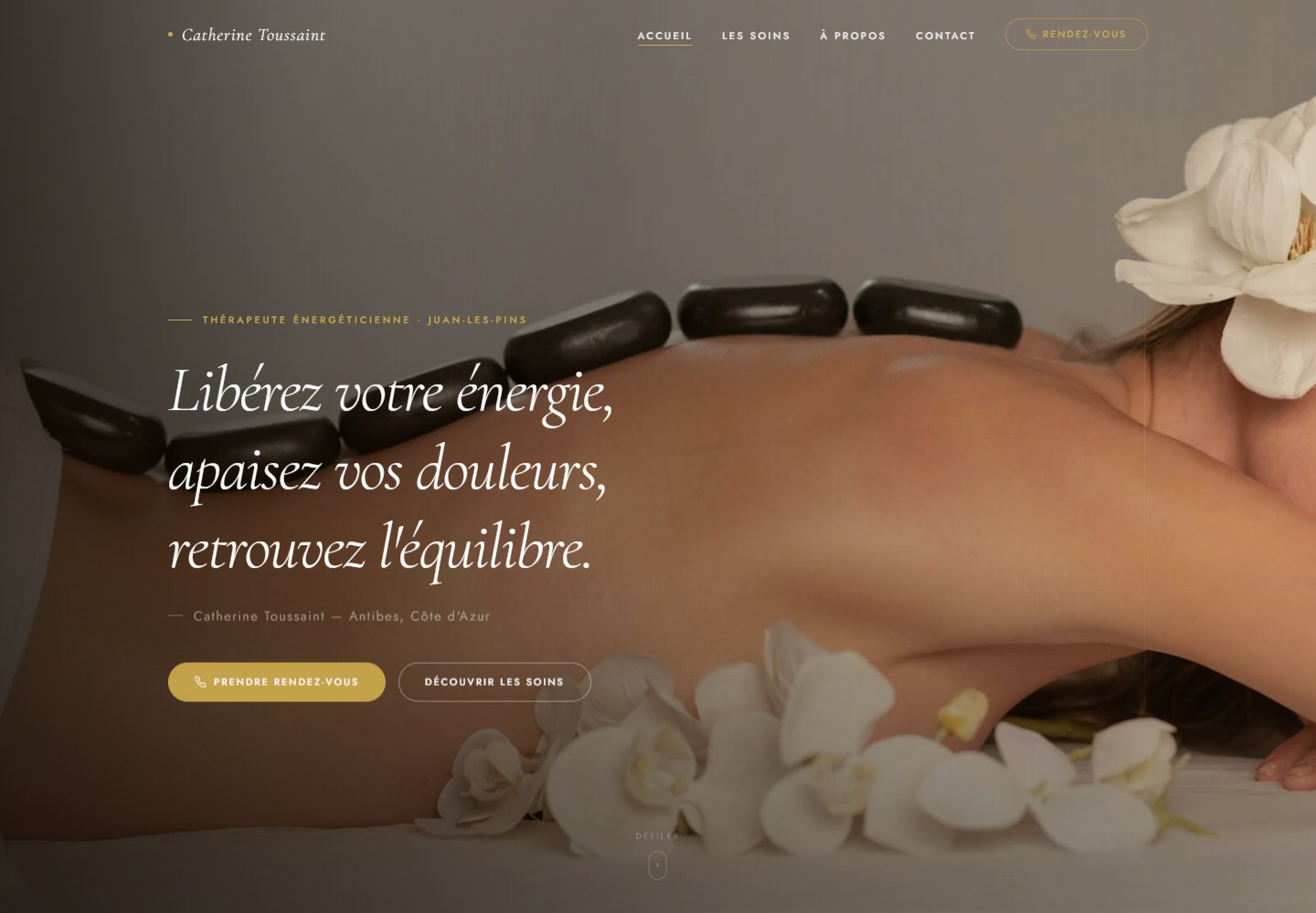 Catherine Toussaint - Site thérapeute Design